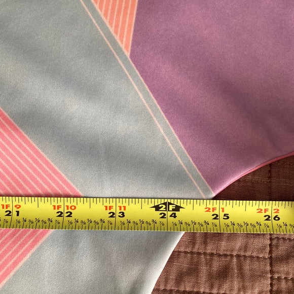 Charleston Fashions Vintage 80s Pastel Pullover KnitTop w Side Tie Sash  14/16 - Picture 4 of 9